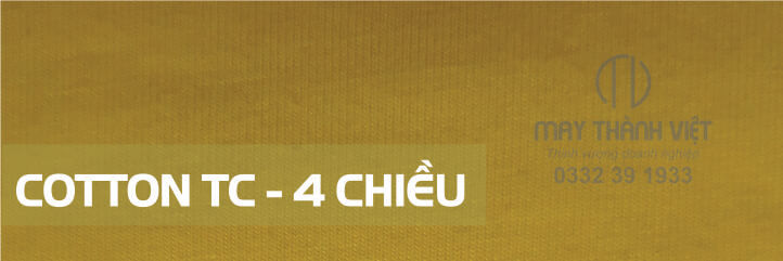 Vai cotton TC 4 chieu Xuong may ao thun dong phuc gia re 1