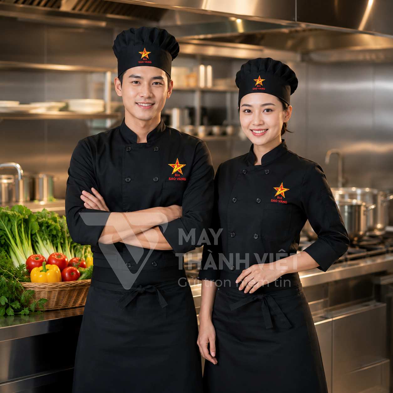 áo bếp nữ ao bep nu