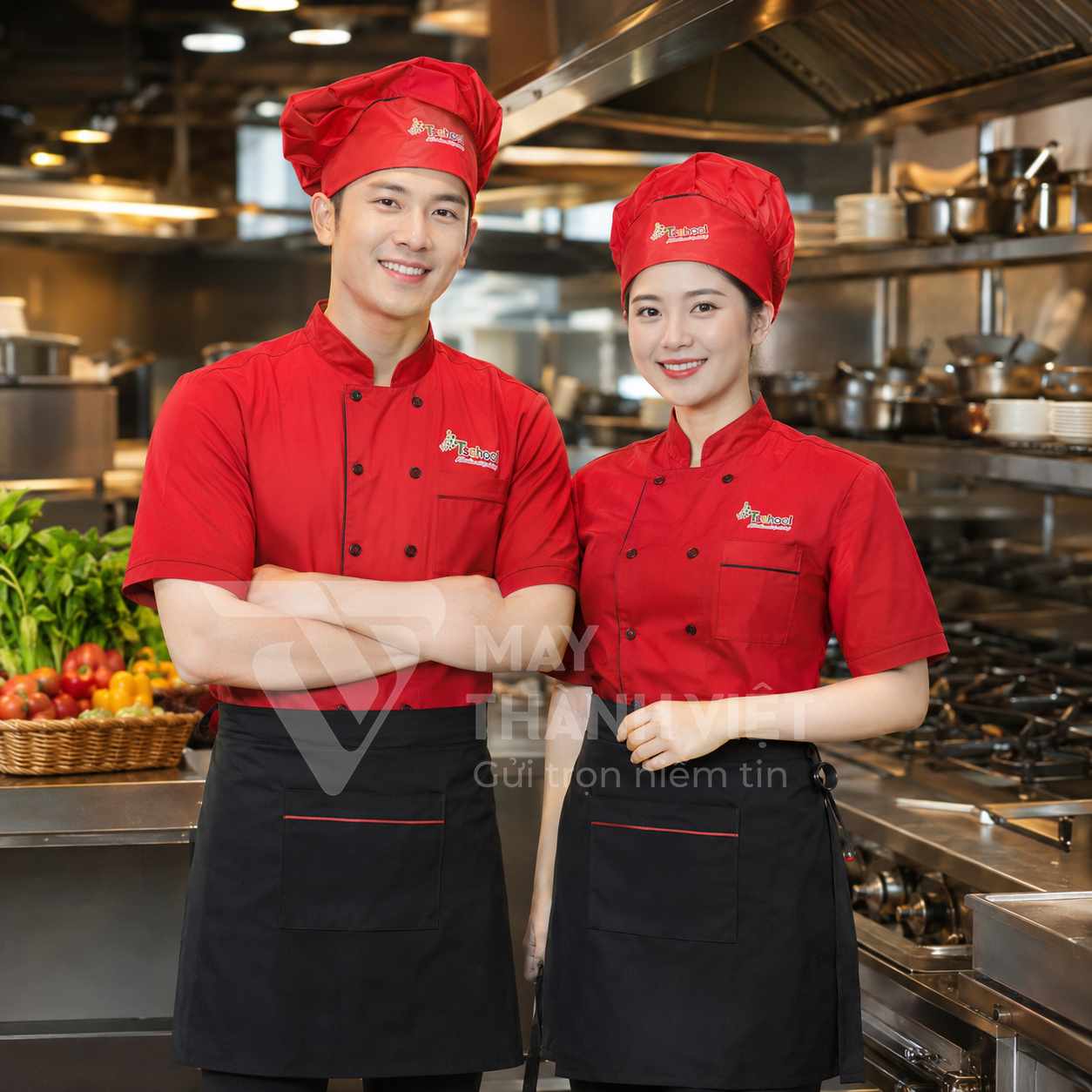 áo đầu bếp ao dau bep 1