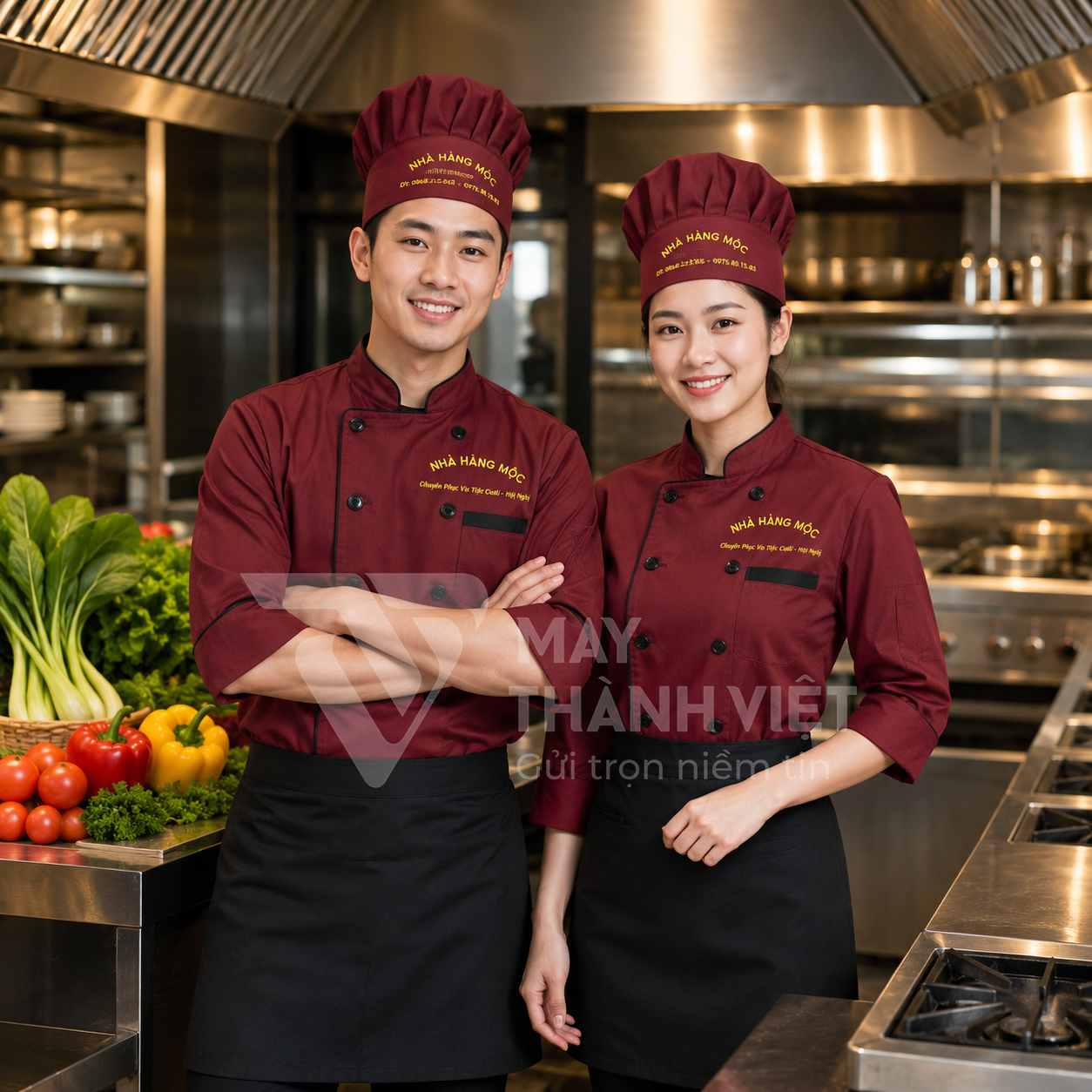áo đầu bếp nữ (2) ao dau bep nu 2