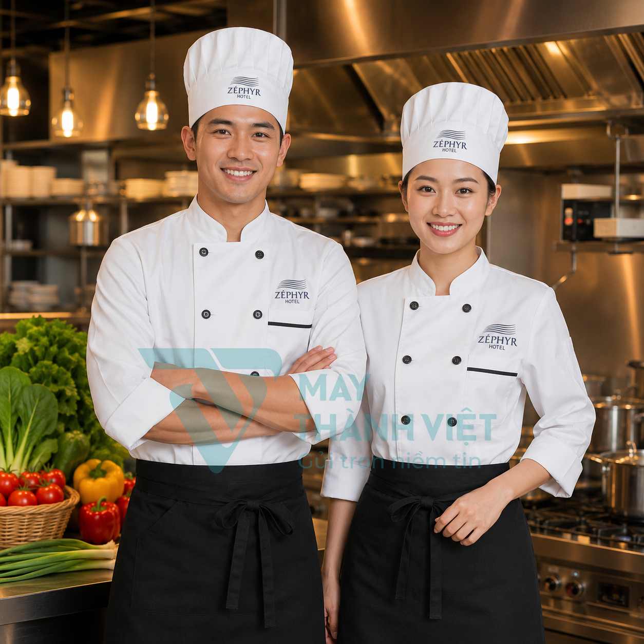 áo đồng phục bếp ao dong phuc bep