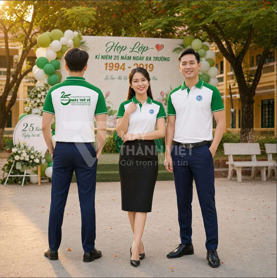 áo đồng phục họp lớp ao dong phuc hop lop 4