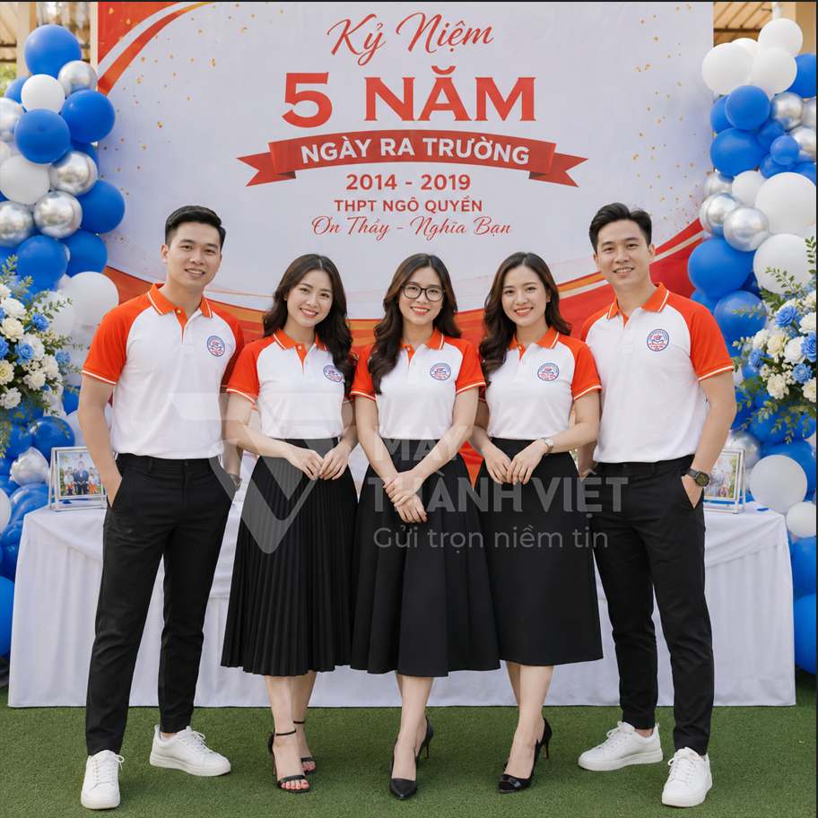 áo phông đồng phục họp lớp ao phong dong phuc hop lop