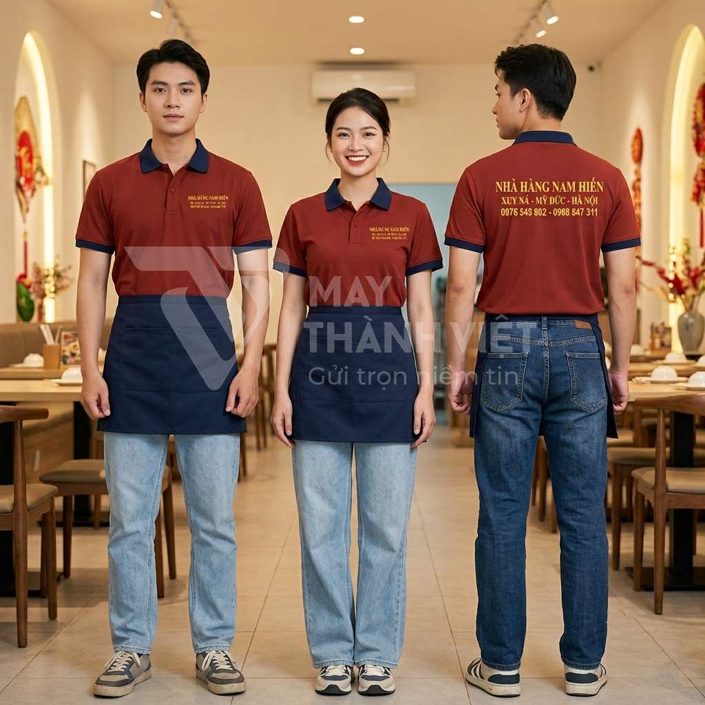 áo phục vụ nhà hàng ao phuc vu nha hang