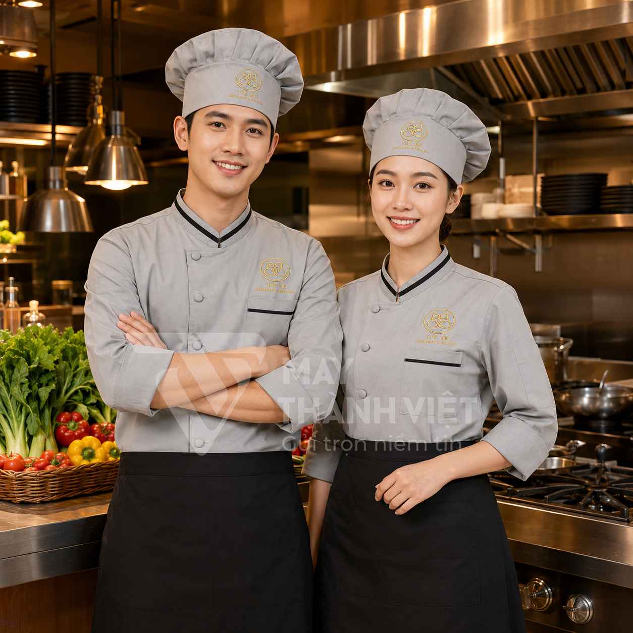 đồng phục áo bếp dong phuc ao bep