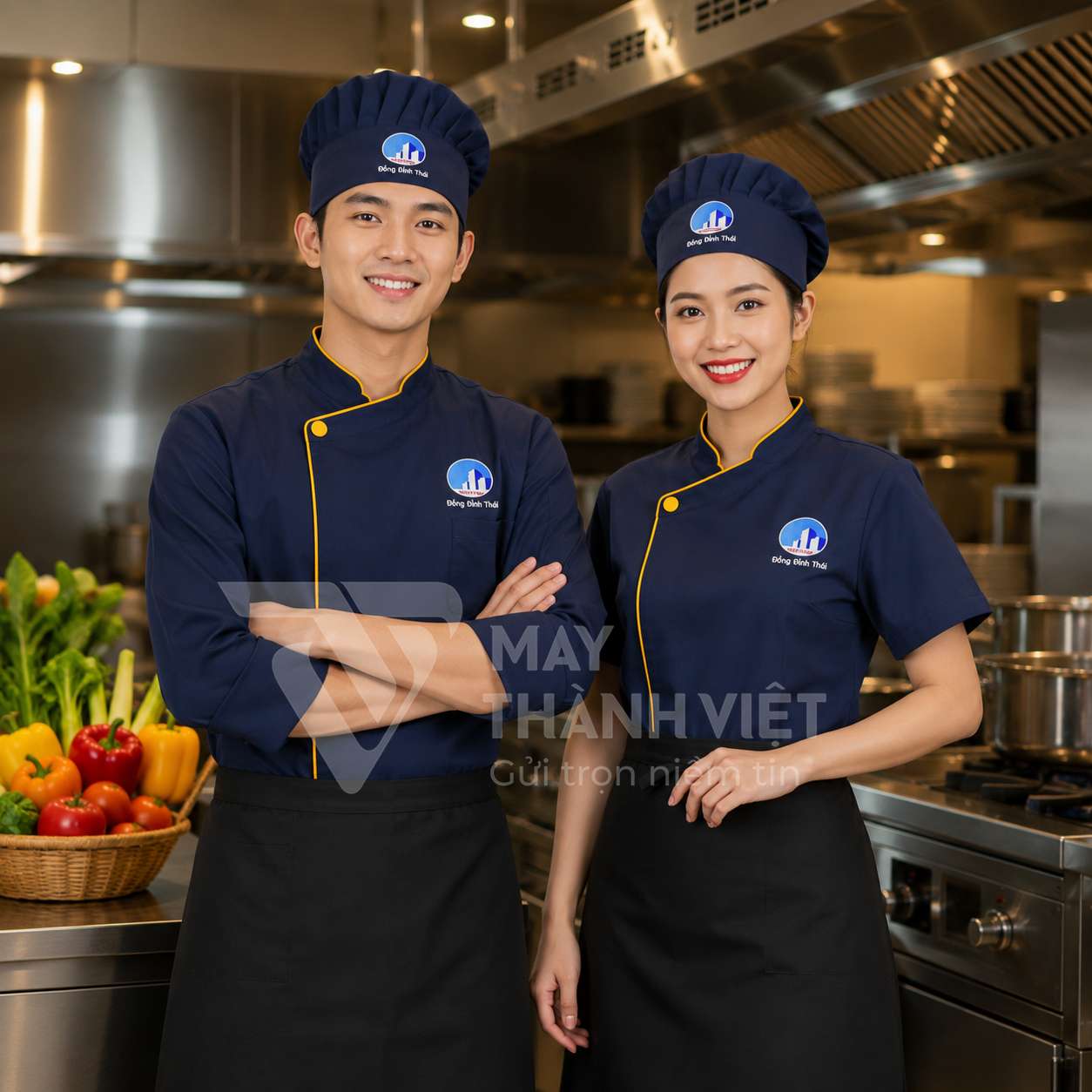 đồng phục đầu bếp dong phuc dau bep 1