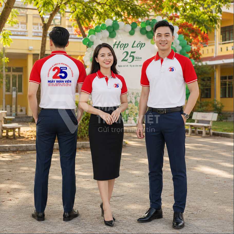 in áo đồng phục họp lớp in ao dong phuc hop lop 1