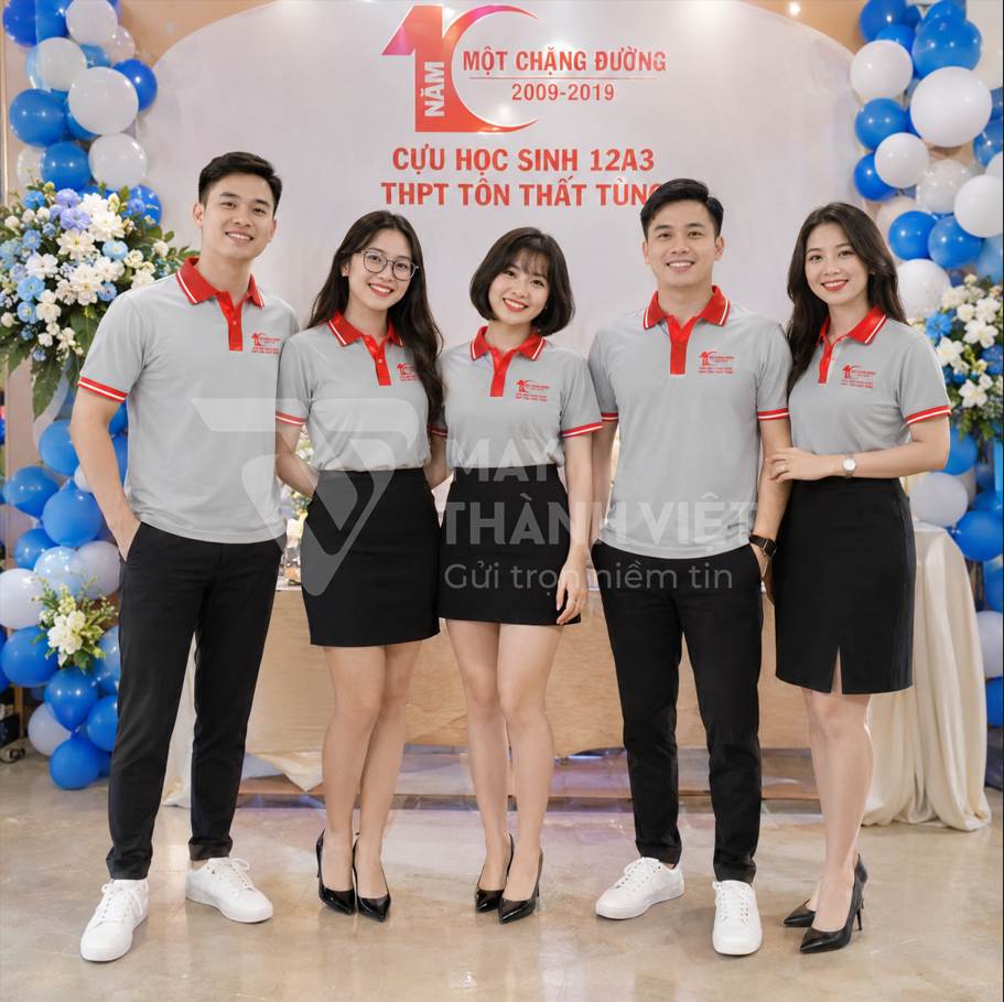 in áo đồng phục họp lớp in ao dong phuc hop lop