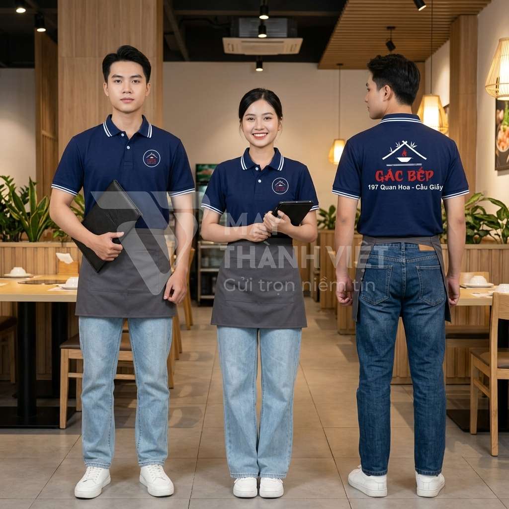 in áo đồng phục nhà hàng ở hà nội in ao dong phuc nha hang o ha noi