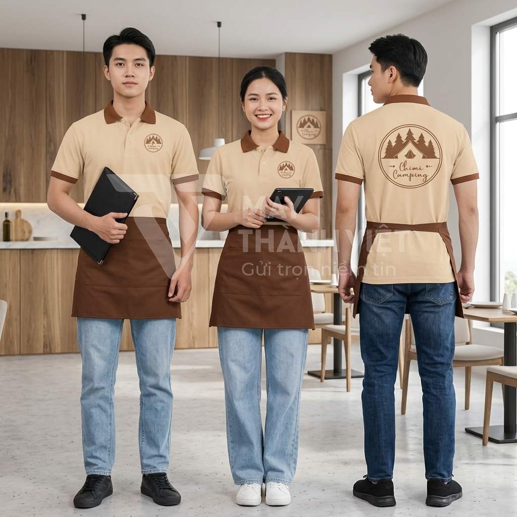 in áo đồng phục nhà hàng ỏ nghệ an in ao dong phuc nha hang o nghe an