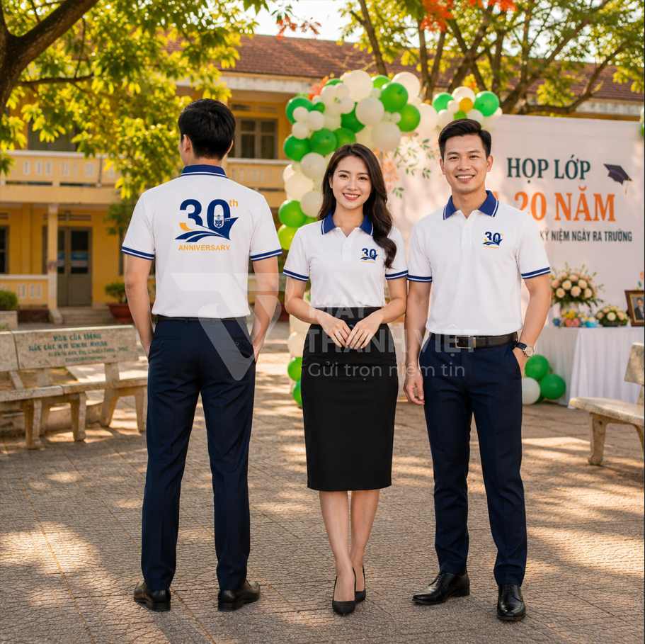mẫu áo đồng phục họp lớp 20 năm mau ao dong phuc hop lop 20 nam 2