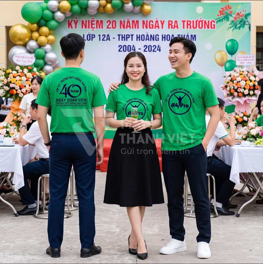 mẫu áo đồng phục họp lớp 20 năm mau ao dong phuc hop lop 20 nam