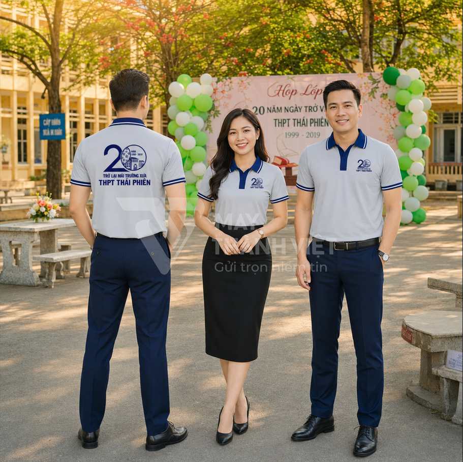 mẫu áo đồng phục kỷ niệm 20 năm ra trường mau ao dong phuc ky niem 20 nam ra truong 1
