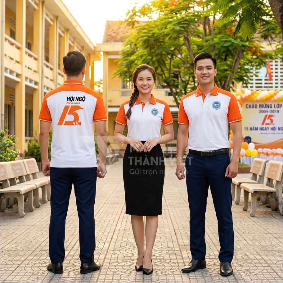 mẫu áo đồng phục kỷ niệm 20 năm ra trường mau ao dong phuc ky niem 20 nam ra truong 2