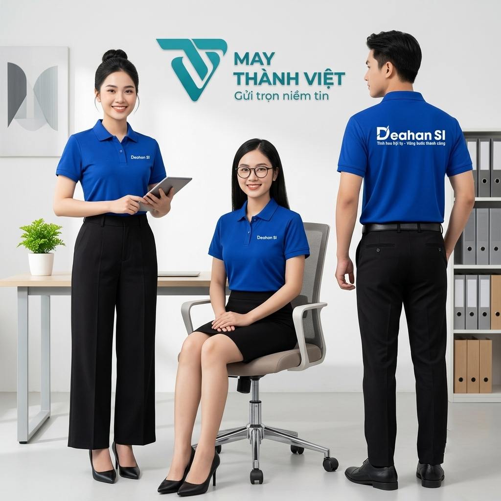 may áo thun đồng phục công ty may ao thun dong phuc cong ty