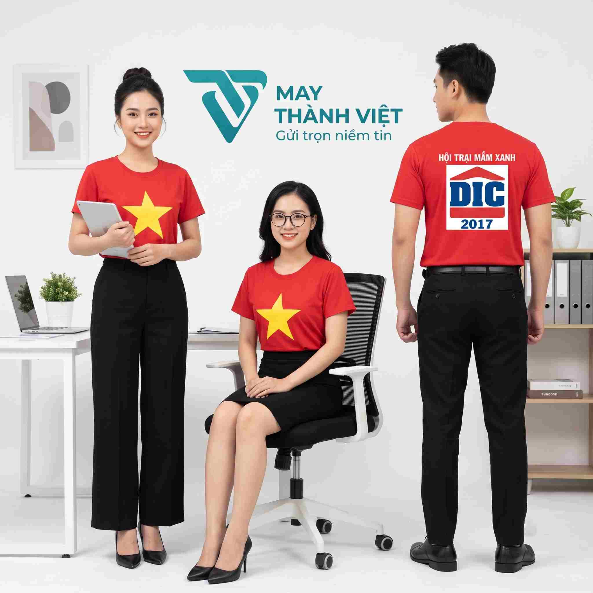may áo thun đồng phục ở Đà Nẵng may ao thun dong phuc o Da Nang