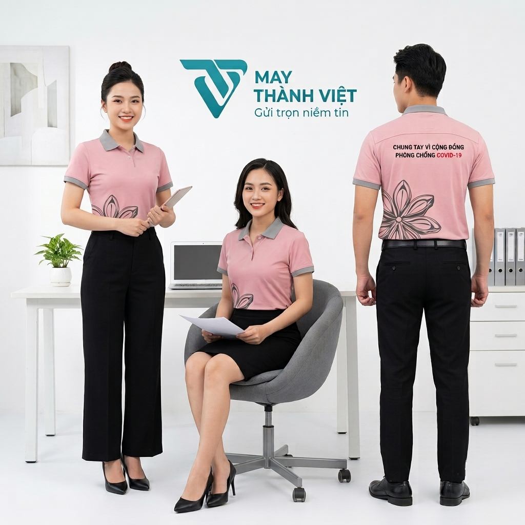 may áo thun đồng phục ở Huế may ao thun dong phuc o Hue
