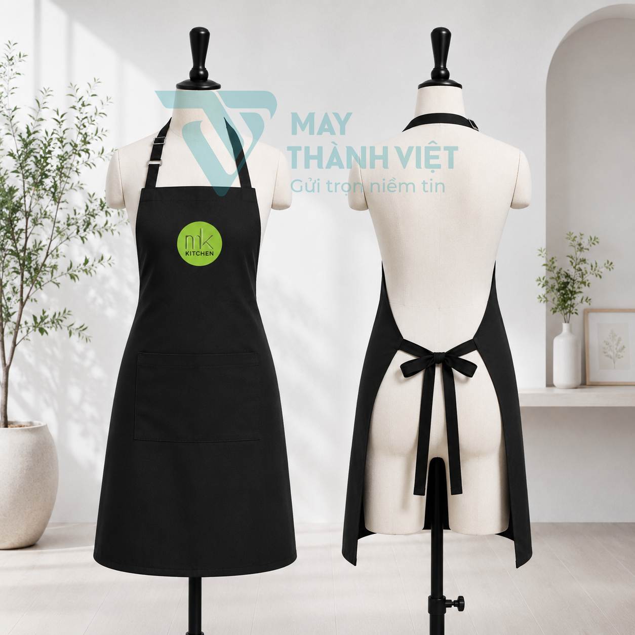may tạp dề giá rẻ may tap de gia re