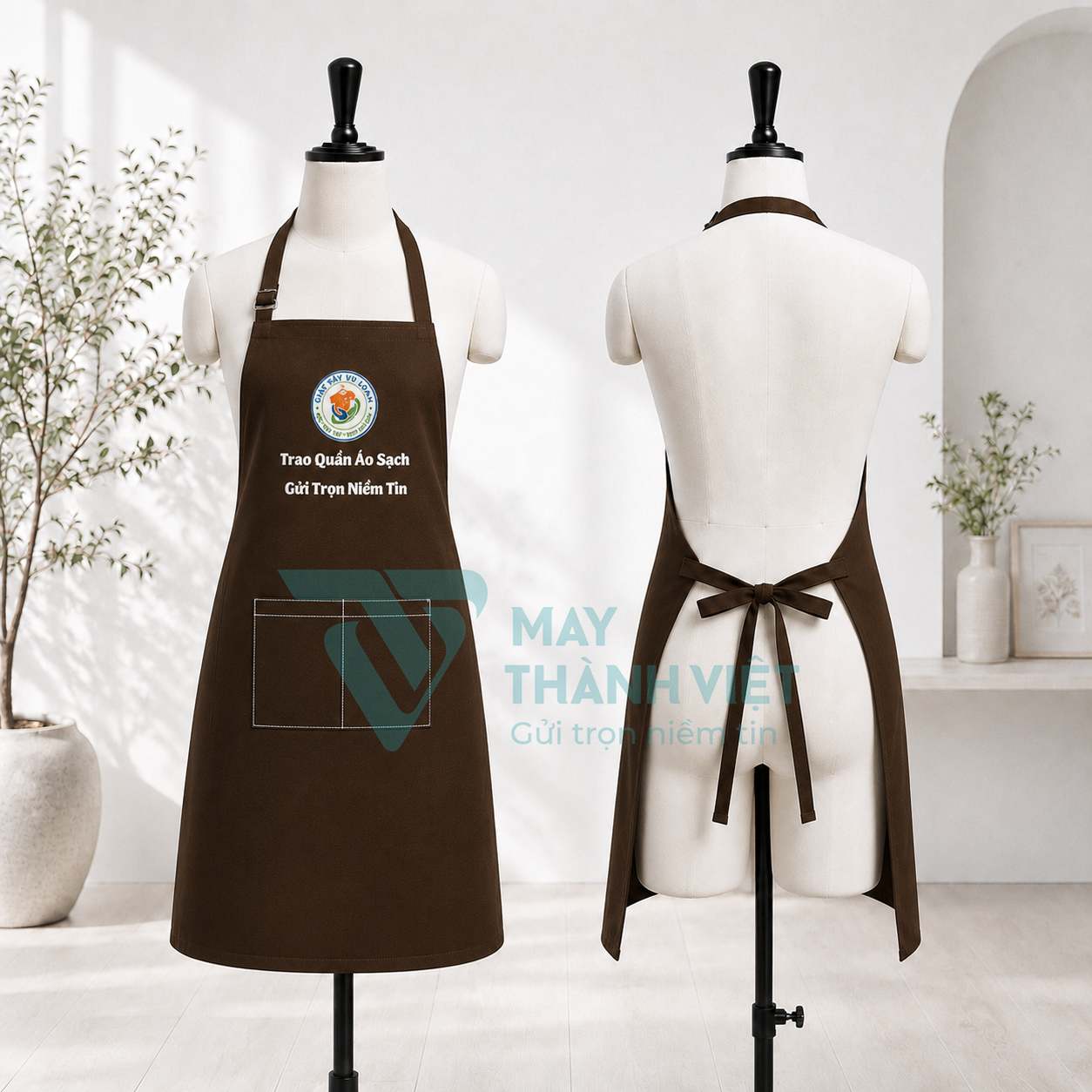 tạp dề nhựa chống nước tap de nhua chong nuoc