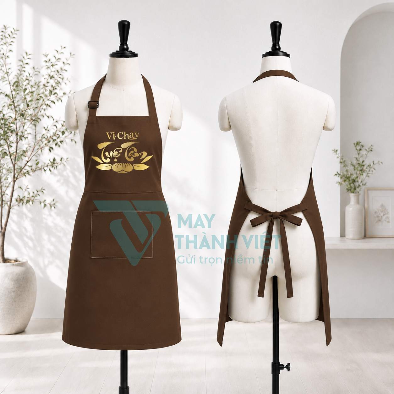 tạp dề nửa người tap de nua nguoi