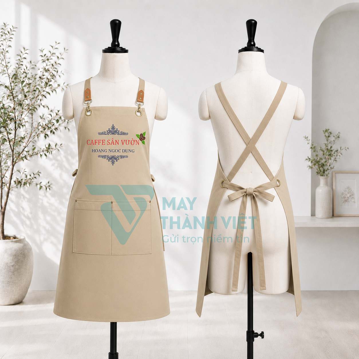 tạp dề nửa thân tap de nua than