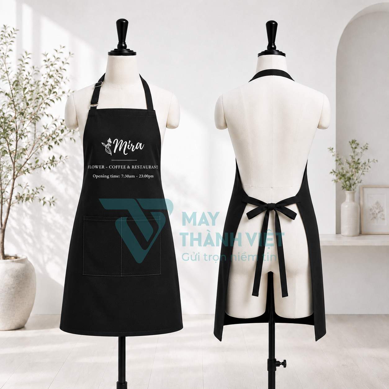 tạp dề rửa chén tap de rua chen