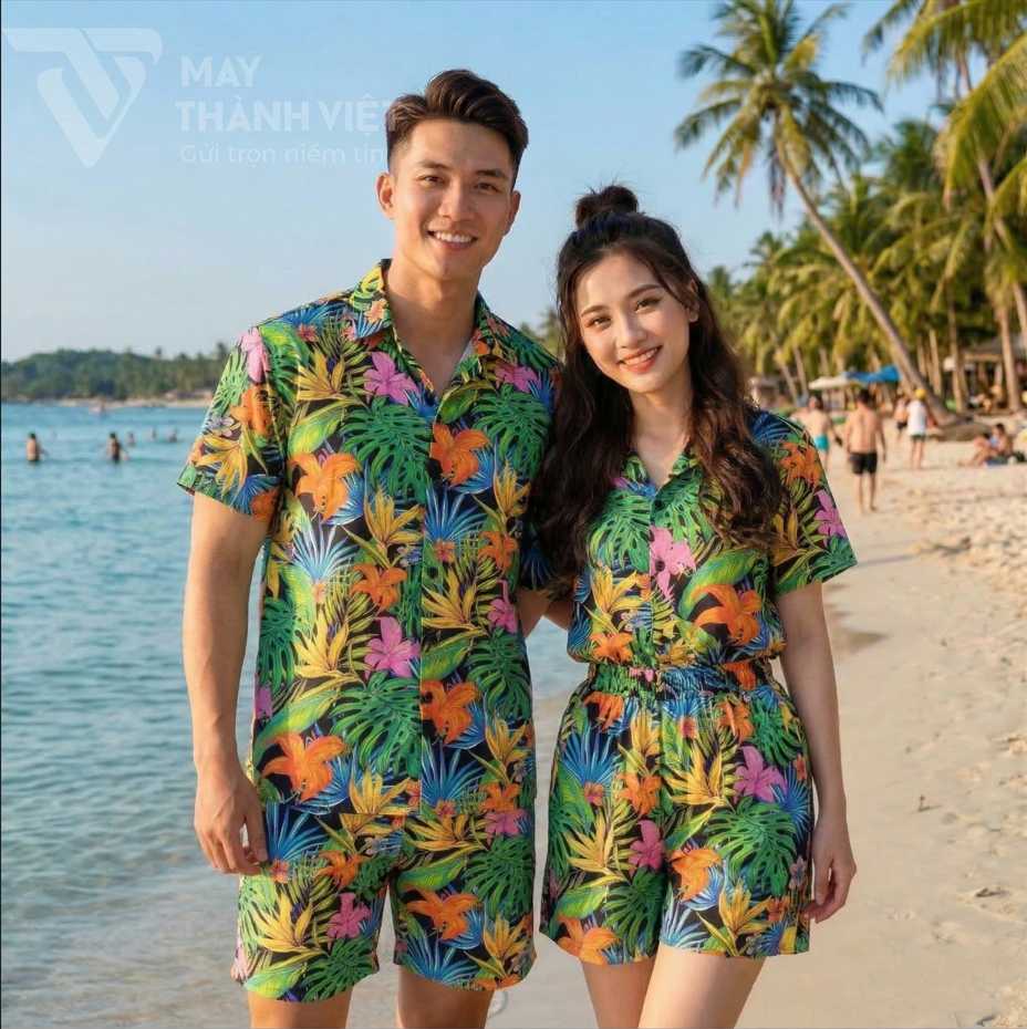 Áo Sơ Mi Đi Biển Nam Ao So Mi Di Bien Nam