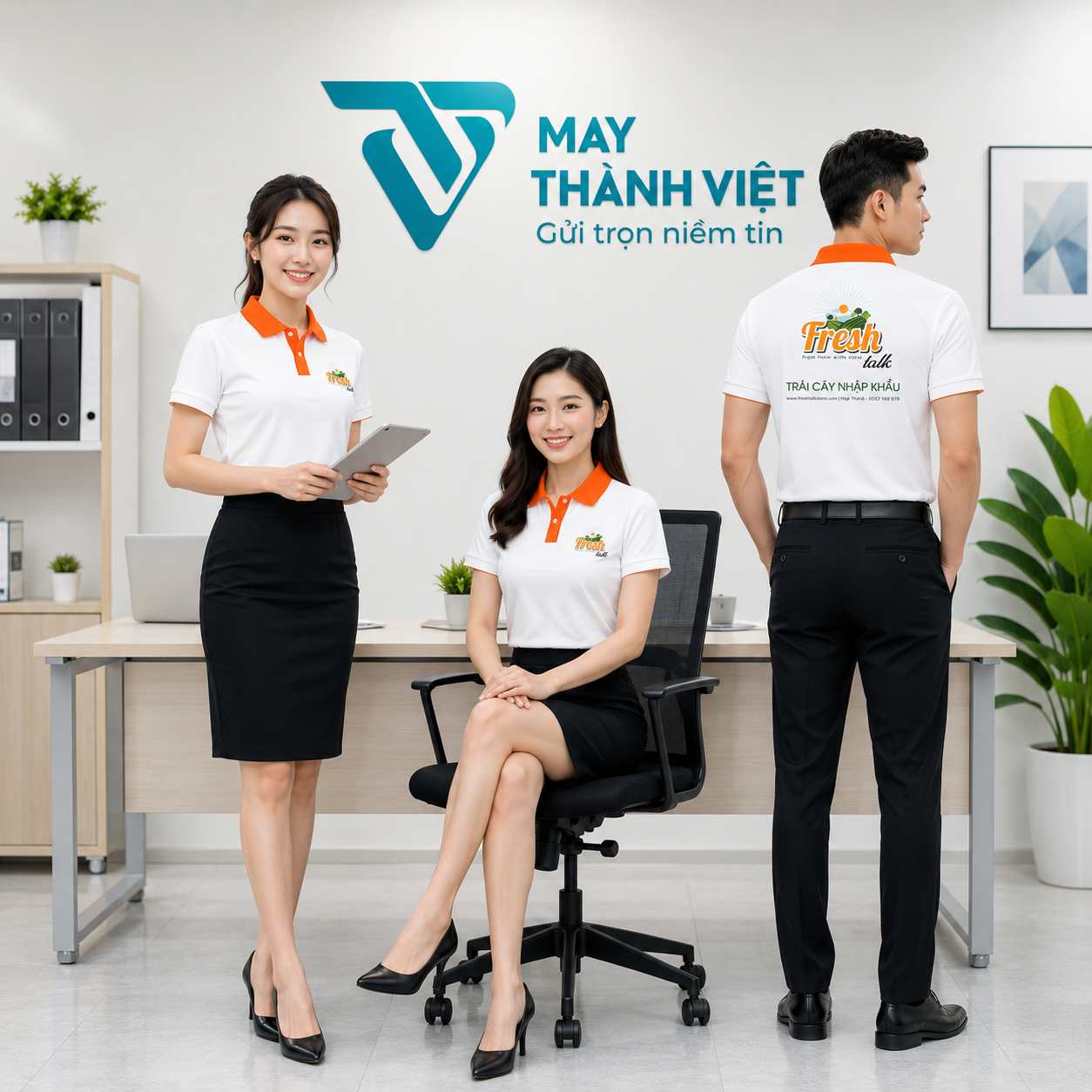 áo đồng phục nhân viên ao dong phuc nhan vien