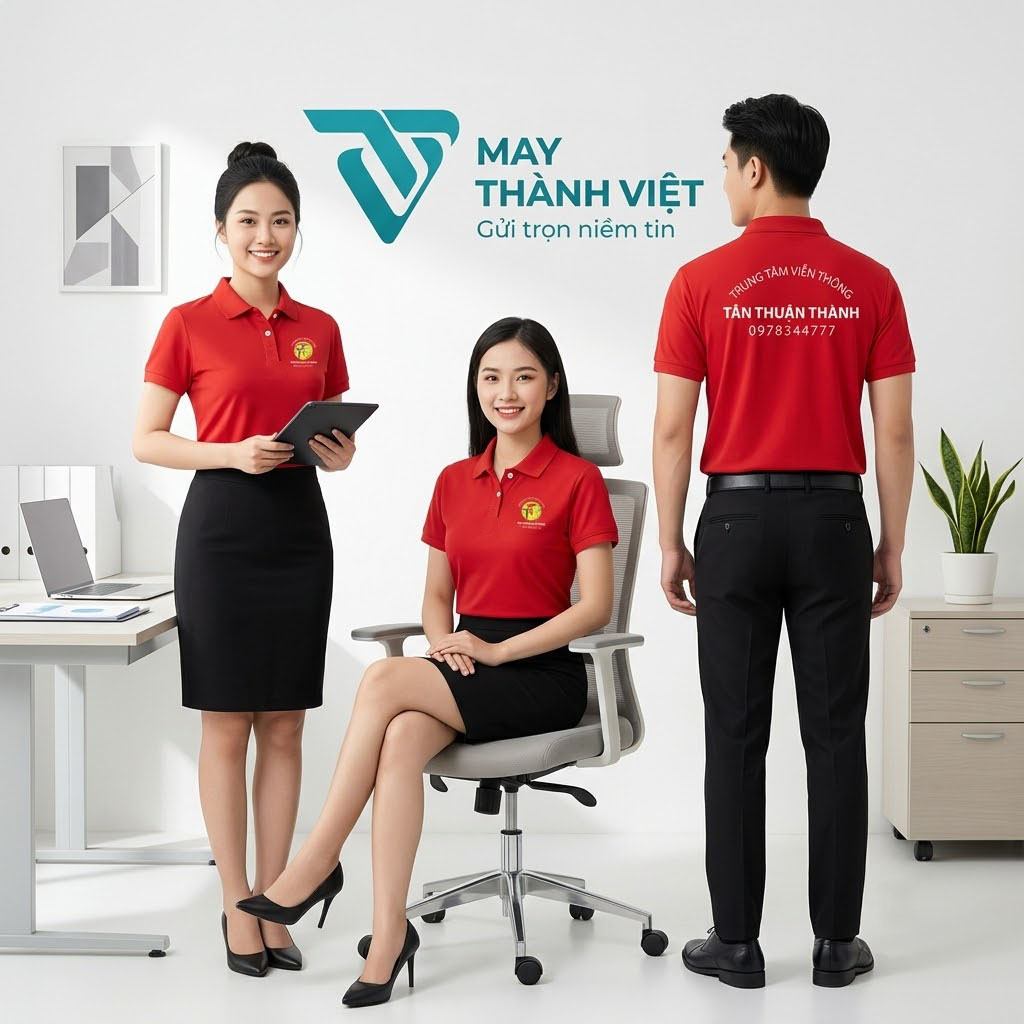 màu áo đồng phục mau ao dong phuc