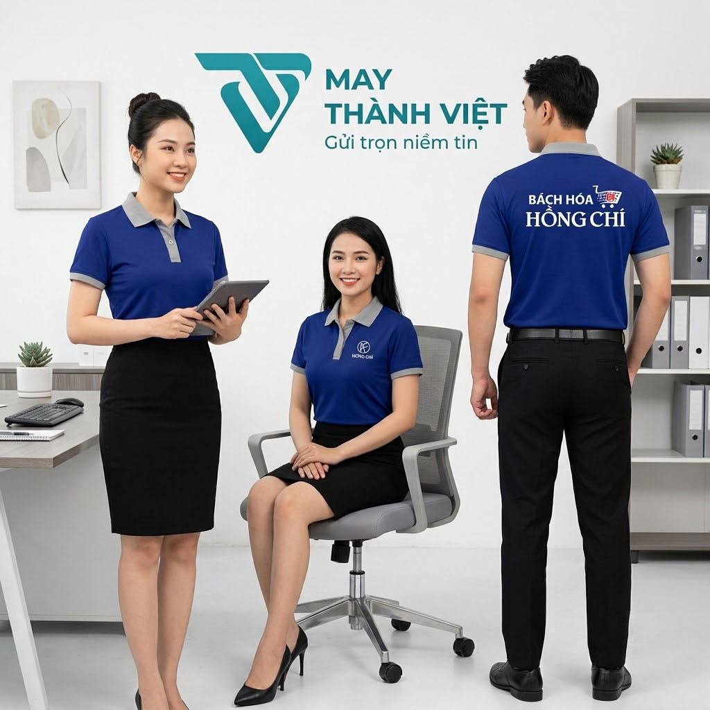 xưởng may áo đồng phục xuong may ao dong phuc